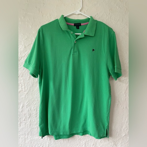 Men’s green Lily Pulitzer via Palm Beach golf polo shirt; size M - Picture 1 of 8